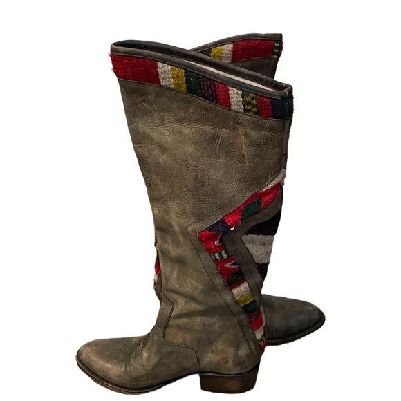 Freebird by Steven Roadies Tall Boot Leather Western Boho, Size 8M - Picture 7 of 16